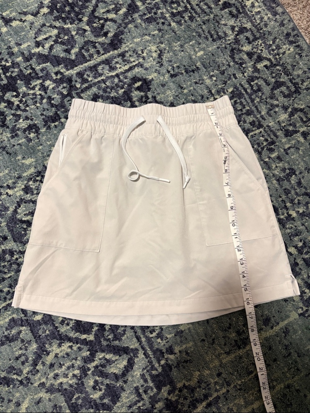 adidas White Women's Skort with Drawstring